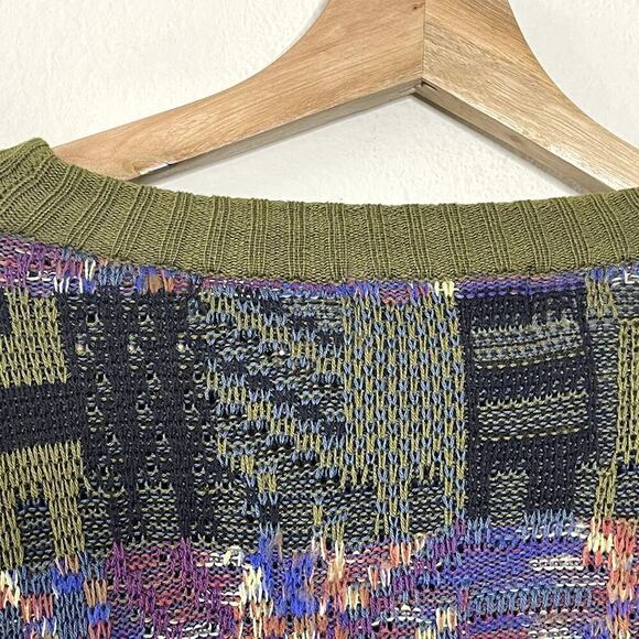 BACHRACH MULTICOLOR MEN'S  KNIT SWEATER SIZE L - Picture 9 of 9